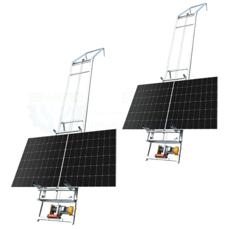Electric Lift Platform Ladder Lift For Solar Panels Construction Material Hoist