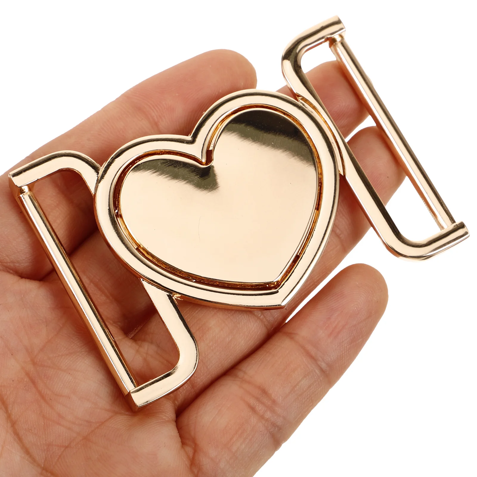 ตัวล็อคแบบหัวเข็มขัดรูปหัวใจ ทำจากโลหะ สำหรับเสื้อคลุมคาร์ดิแกน เสื้อคลุมแบบพัน ผ้าคลุมไหล่ ชุดเดรส สายคาดเอว ตัวล็อคสำรอง สำหรับงานเย็บผ้า