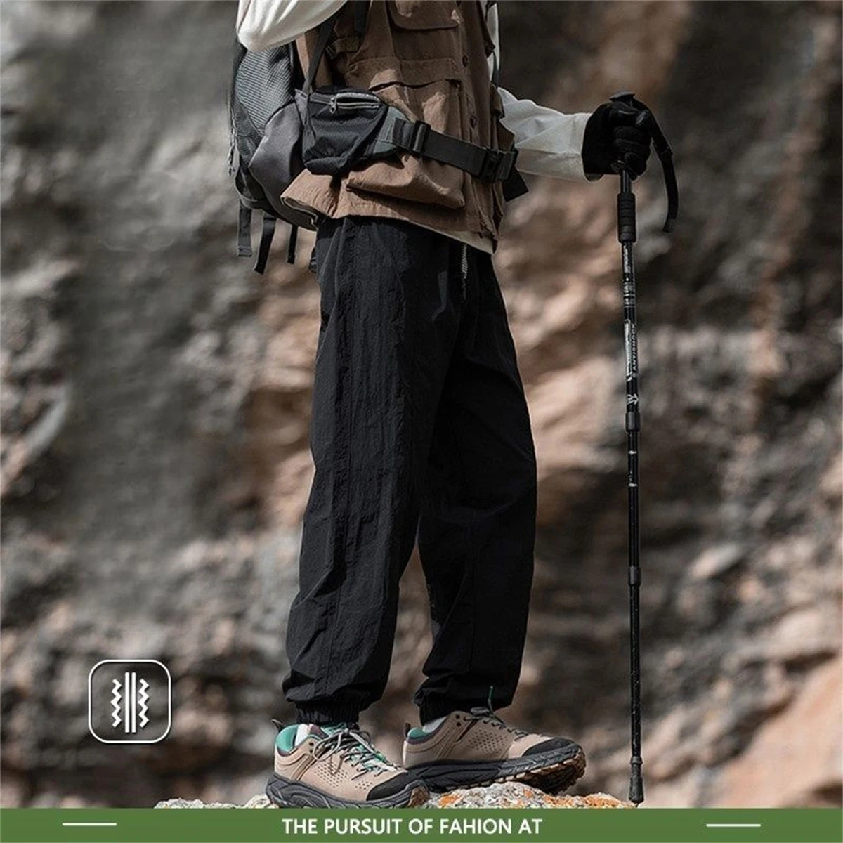 Outdoor Sport Waterproof Pants - Pantalon de parachute imperméable pour homme,