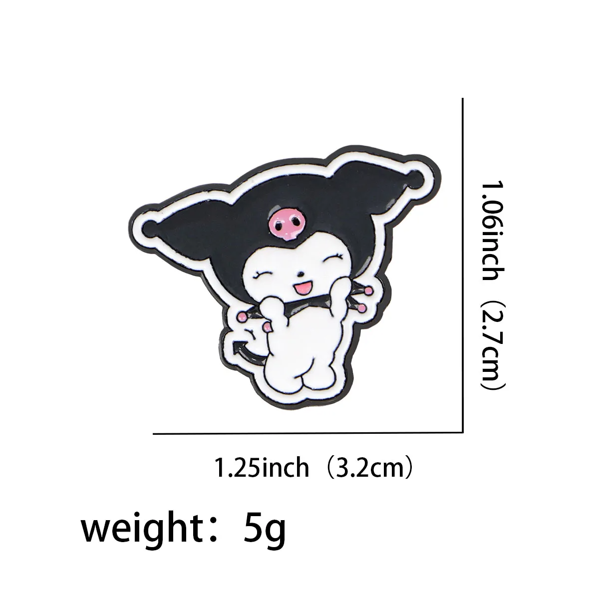 Kawaii Lapel Pins for Backpacks Manga Briefcase Badges on Backpack Brooch for Clothes New Fashion Accessories 4pc/Set
