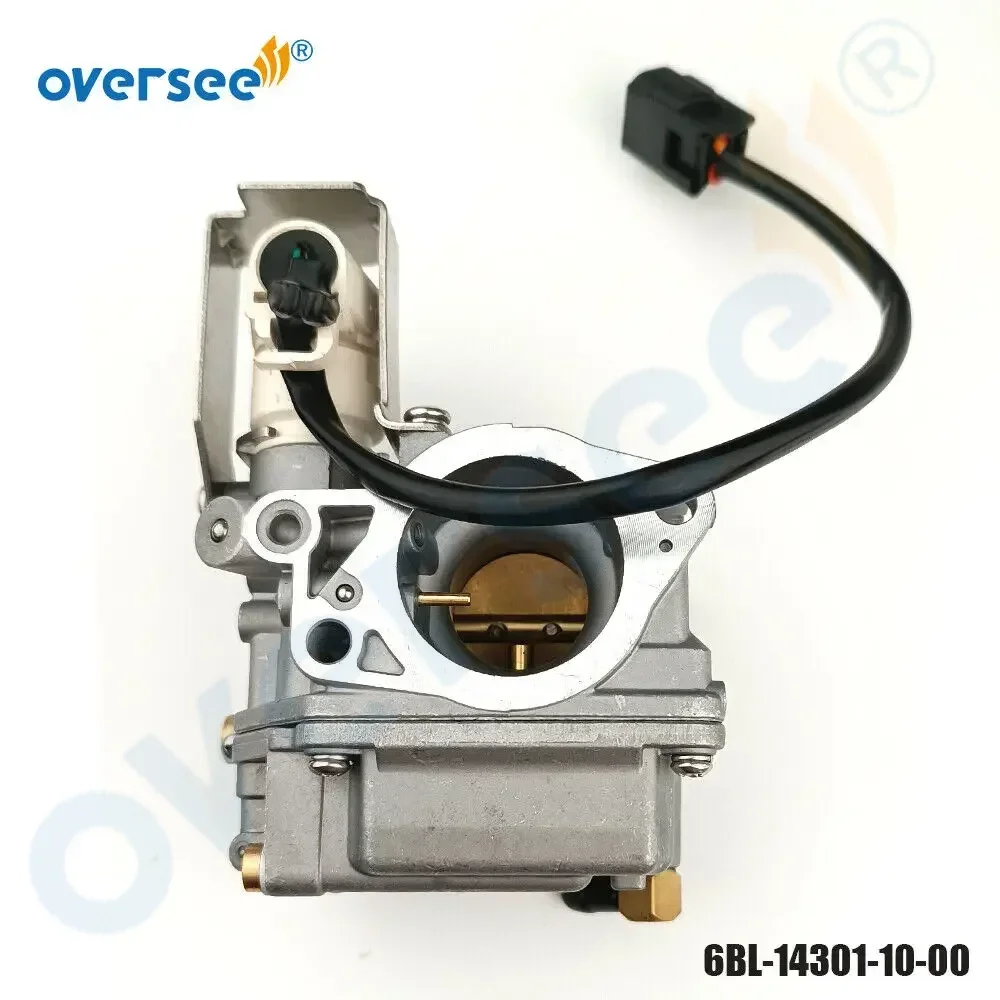 Oversee 6BL-14301 Carburetor Assy For Yamaha F 25HP T25 4 Stroke Outboard 2006-UP 6BL-14301-10-00