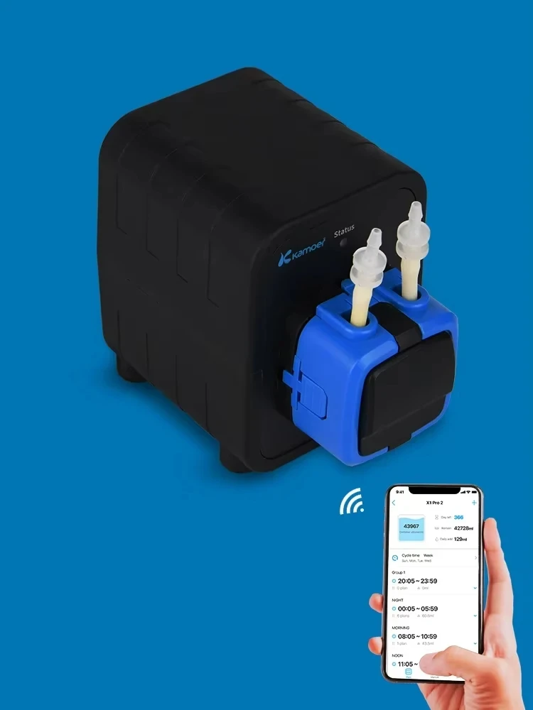 

X1 PRO 2 V2 WiFi Bluetooth APP Дозирующий насос для аквариума, насос для подачи питательных веществ, насос для капельной подачи