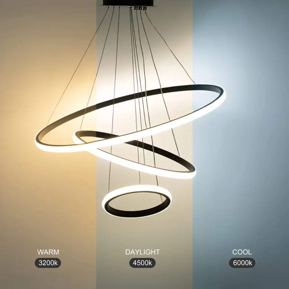 

Modern LED Ceiling Light with Adjustable Brightness - Luxury French Romantic Chandelier Energy-Efficient Metal Design