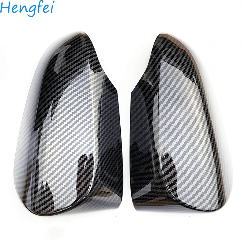 Car Accessories For Toyota Vitz 2011~2019 Carbon Fiber Rearview Mirror Cover Rearview Mirror Housing With Turn Signal