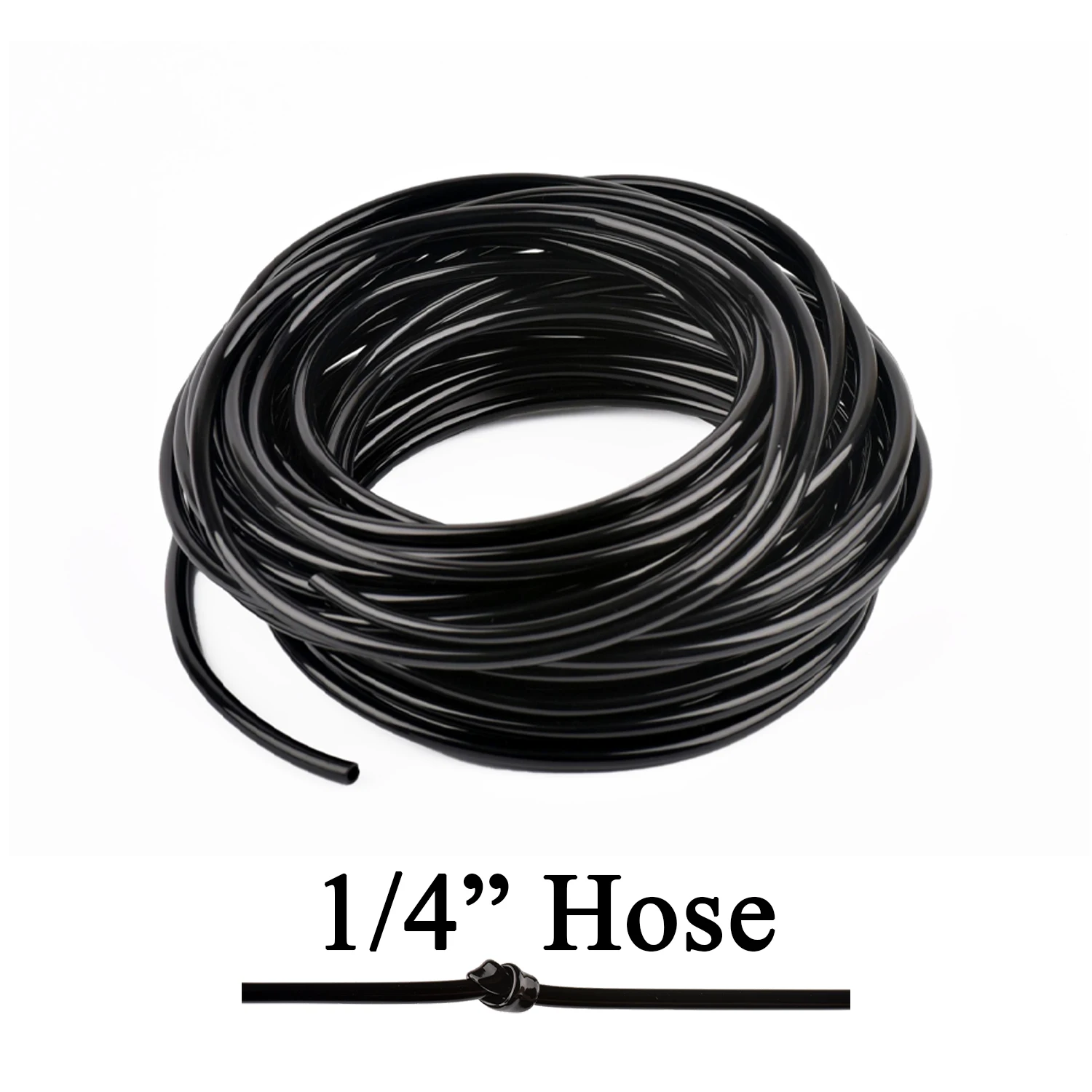 10/20/30/40/50m Water Hose 4/7 MM Garden Irrigation Pipe PVC Tube 1/4'' Lawn Drip Tubing for Greenhouse Orchard Watering Systems