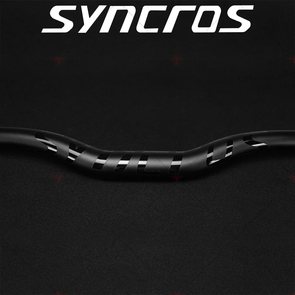 Syncros Custom Matte Full Carbon Fiber Mountain/BMX Bike Handlebar Flat/Rise/9 Degree Carbon MTB Bicycle Parts