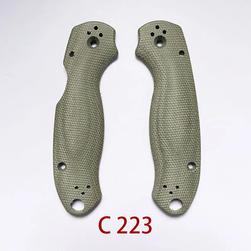 1pair Micarta Blade Handle Patch for Spider Para3 C223 Knife Folding Knife Patch Material DIY Accessories