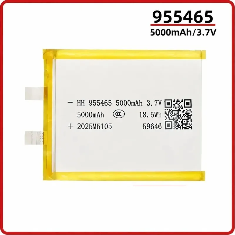 for Huahao HH955465 Polymer Lithium Battery 4000mAh 5000mAh 3.7V Power Bank Hand Warmer Replacement Battery Pack