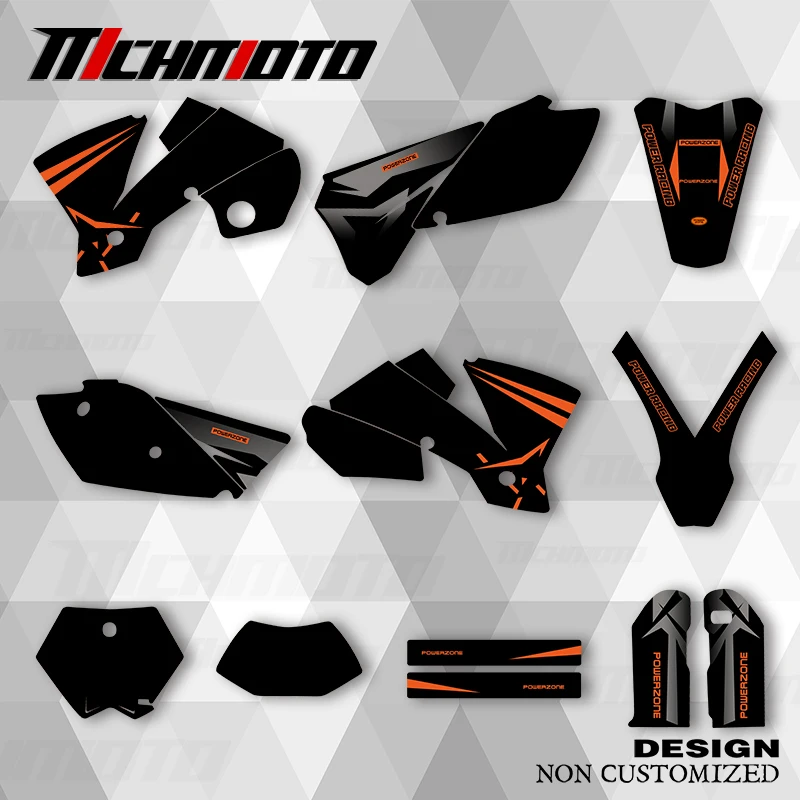

MCHMFG новый стиль графические наклейки комплект наклеек для KTM EXC 2004 SXF 2003 2004