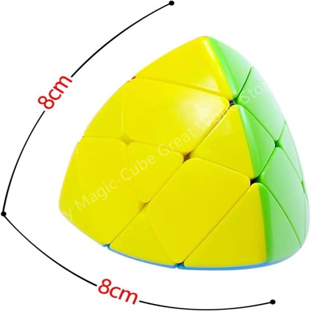 Qiyi 3x3x3 Mastermorphix Puzzle do kostek z ryżem bezklejnik 3D sekwencyjne zabawki przestrzenne Puzzle