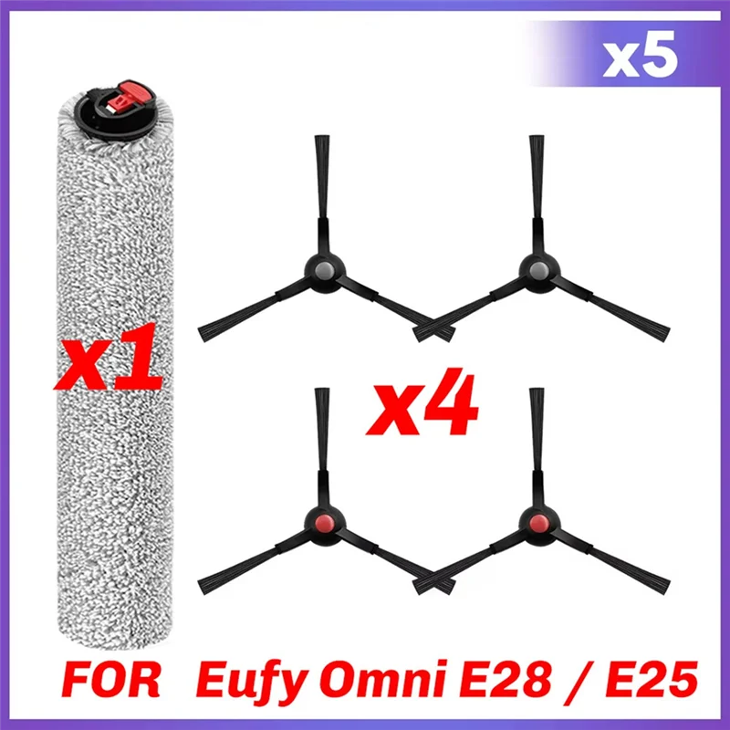 BAAN-основная мягкая роликовая щетка для Eufy Omni E28/E25, аксессуары для вакуумной боковой щетки, запасные части