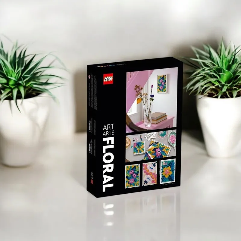 LEGOI 31207 Art Flower Art، صورة زهرة 3 في 1، مجموعة فنية لتزيين الحائط، يمكن تقديمها كهدية للبالغين #2