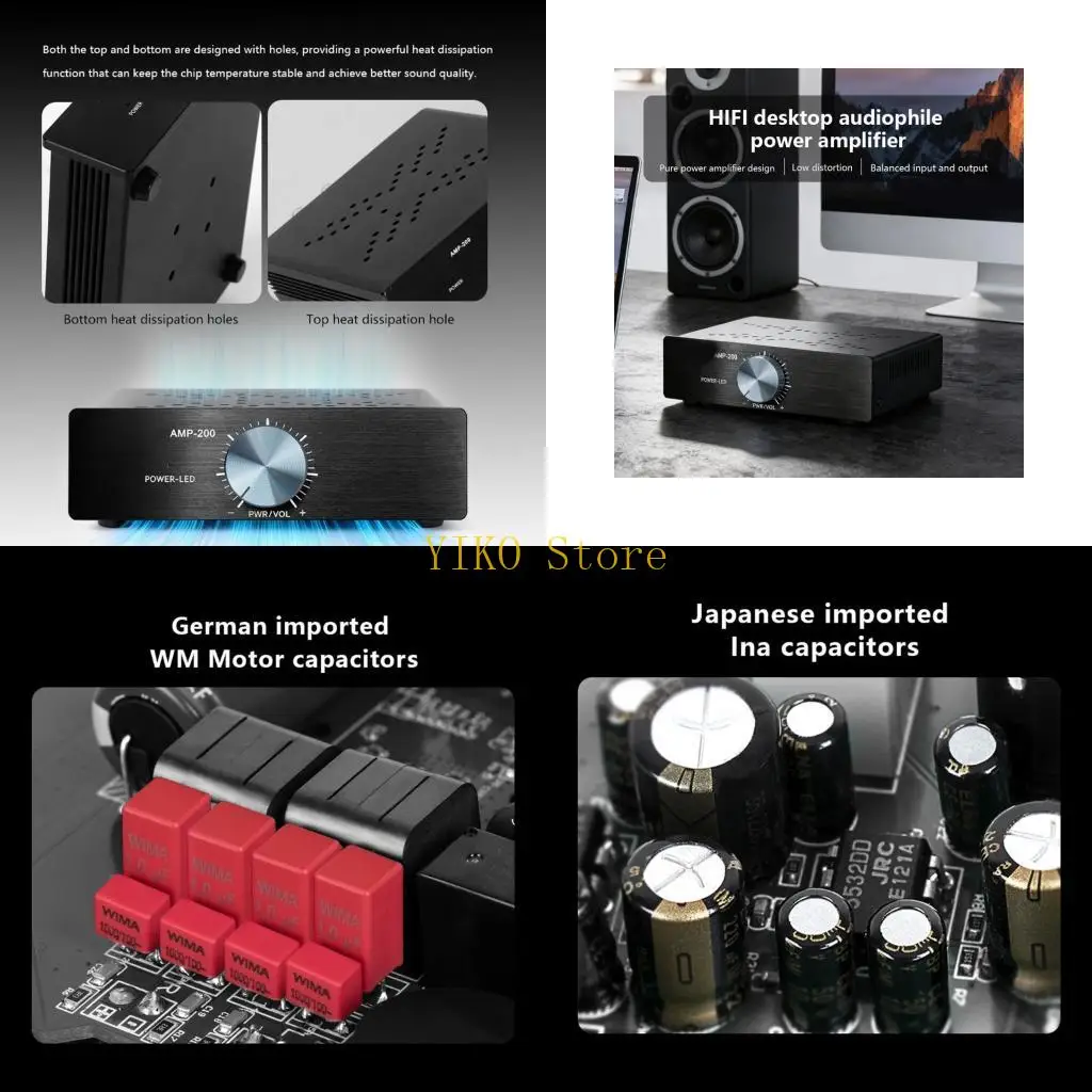 

K32C High Performances Desktop Sound Amplifier With Advanced Sound Processing And Sleekly Black Case Finish Durability