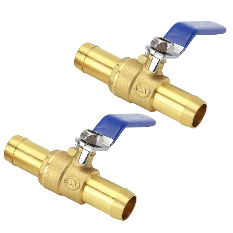 16mm Brass Barb Switchs Secure Connection Secure & Reliable Brass Shut-off Connectors Enhanced Water Flows Control