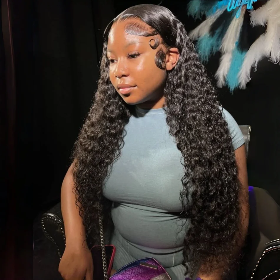 

Парики из натуральных волос с глубокой волной, 30-40 дюймов, 13x4, 13x6, HD-кружевные фронтальные парики, прозрачные кружевные фронтальные парики, кудрявые парики из натуральных волос для женщин