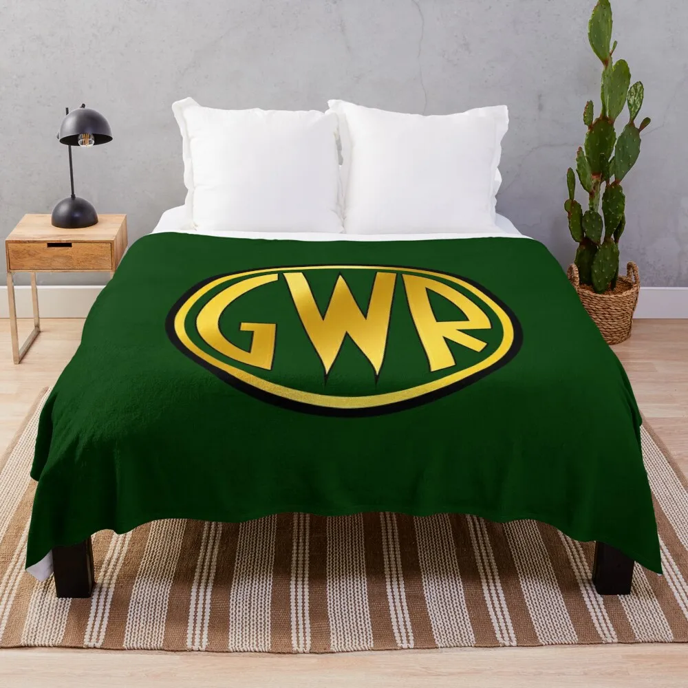 

GWR Roundel or Shirt Button (1934- 1942) Throw Blanket decorative Blankets For Bed Cute Plaid Sofas Blankets