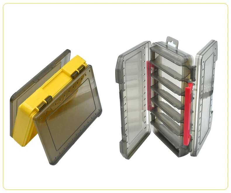 Angeln Lagerung Organizer Boxen Fischer Tackle Köder Angeln Lockt Tabletts Haken Werkzeug Container Kunststoff Box Für Karpfen Angeln Waren – Detail 8