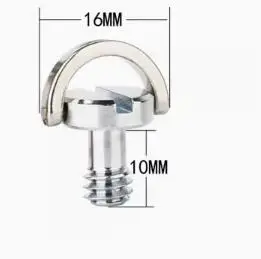 

Винт с шестигранной головкой и шлицем из нержавеющей стали 1/4 дюйма с быстроразъемной фиксацией для штатива и крепления на карданном подвесе FPV RC-дрона