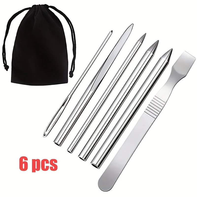 4-11Pcs Paracord Lacing Needle Set 201 Stainless Steel FID Needles Smoothing Tool for Bracelet Weaving DIY Knotting