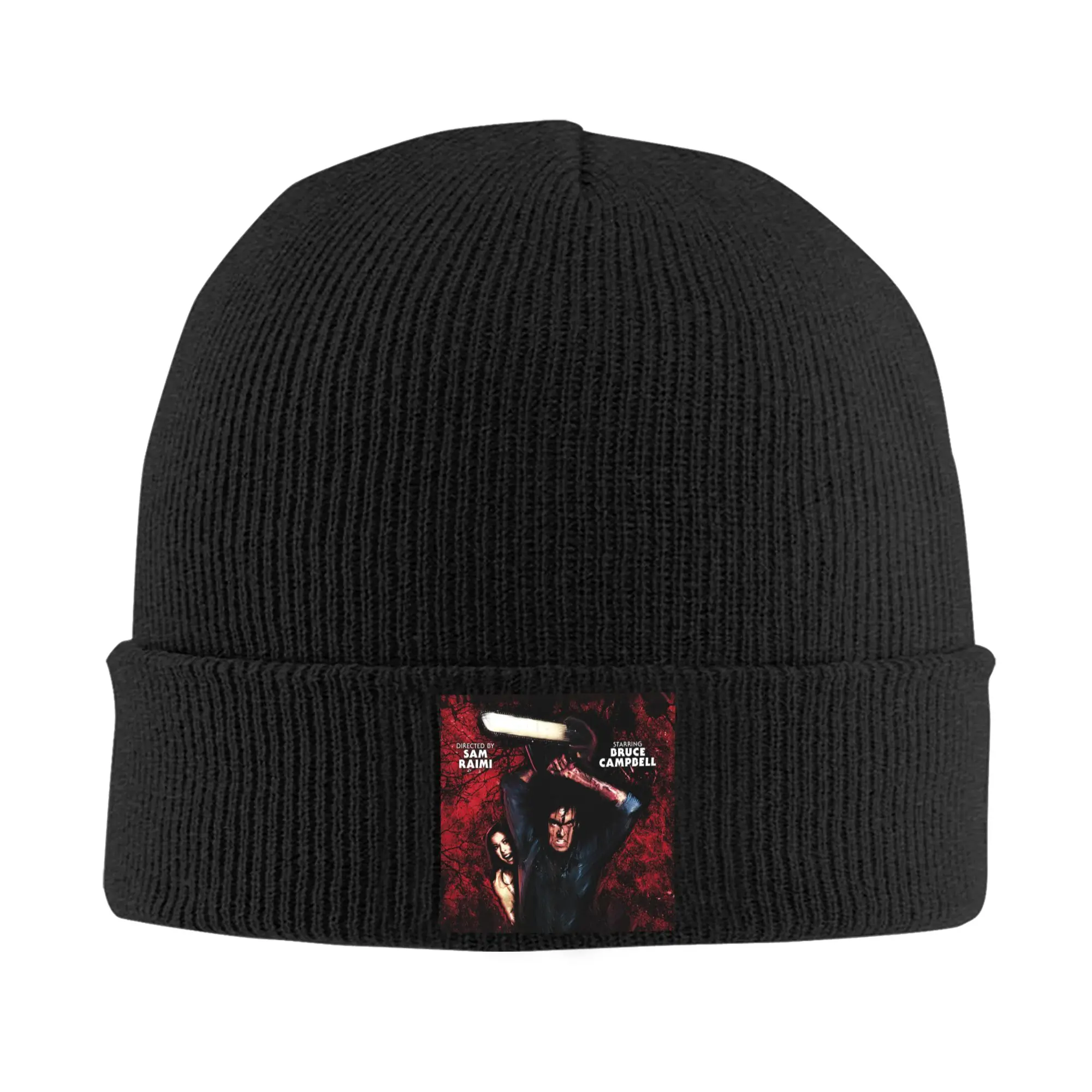 Custom Halloween Evil Dead Bonnet Hat Fashion Knit Hat Men Women Unisex Adult Horror Movie Film Warm Winter Skullies Beanies Cap