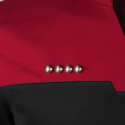 4PCS Star Admiral JL Picard Rek Rank Pips The Next Generation Pin Brooch Badge Halloween Accessories Prop