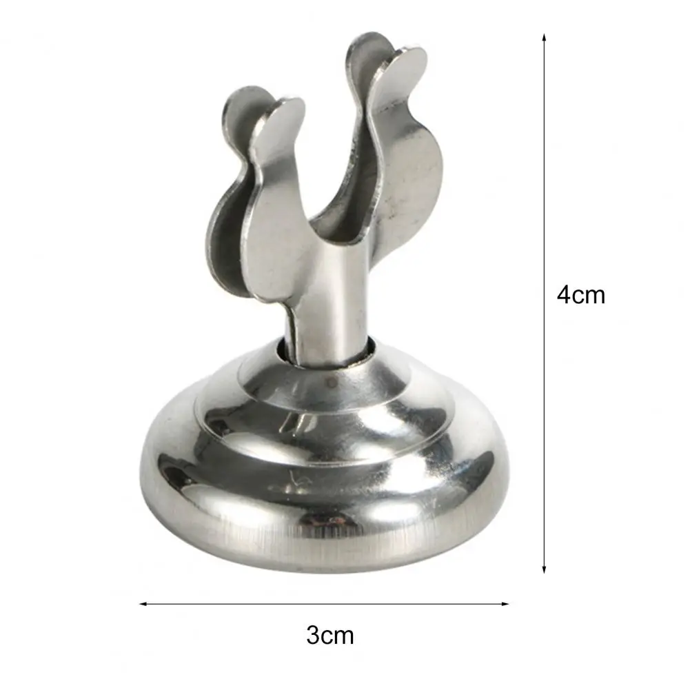 U Shape Mini Table Card Holder Decorative Stainless Steel Strong Grip Table Number Holders Table Menu Stand Desktop Accessories
