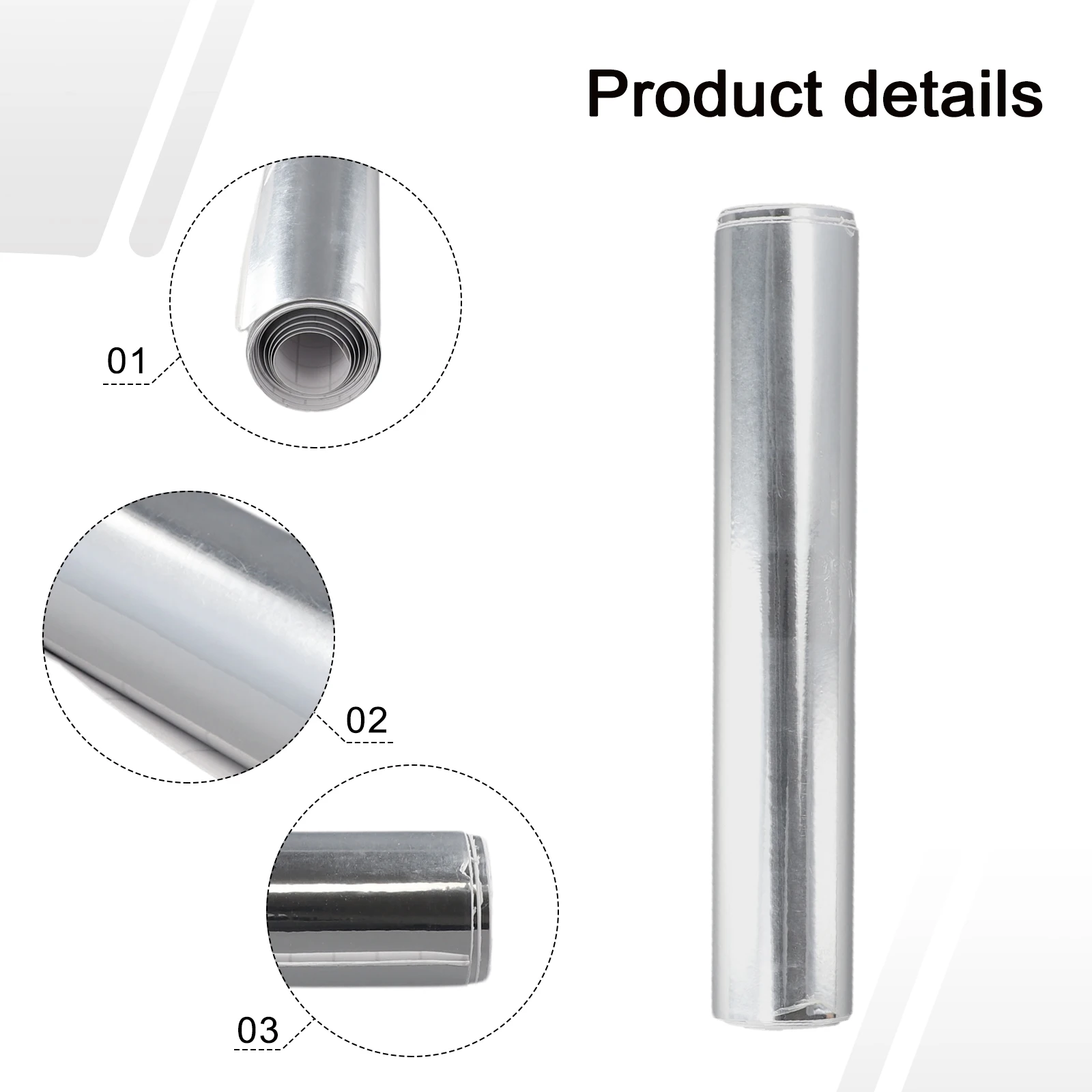 

Наклейка для автомобиля, виниловая пленка 20x152 см, хромированное декоративное зеркало, водонепроницаемое, 1 шт., 8x60 дюймов, автомобильная наклейка, украшение, декоративное