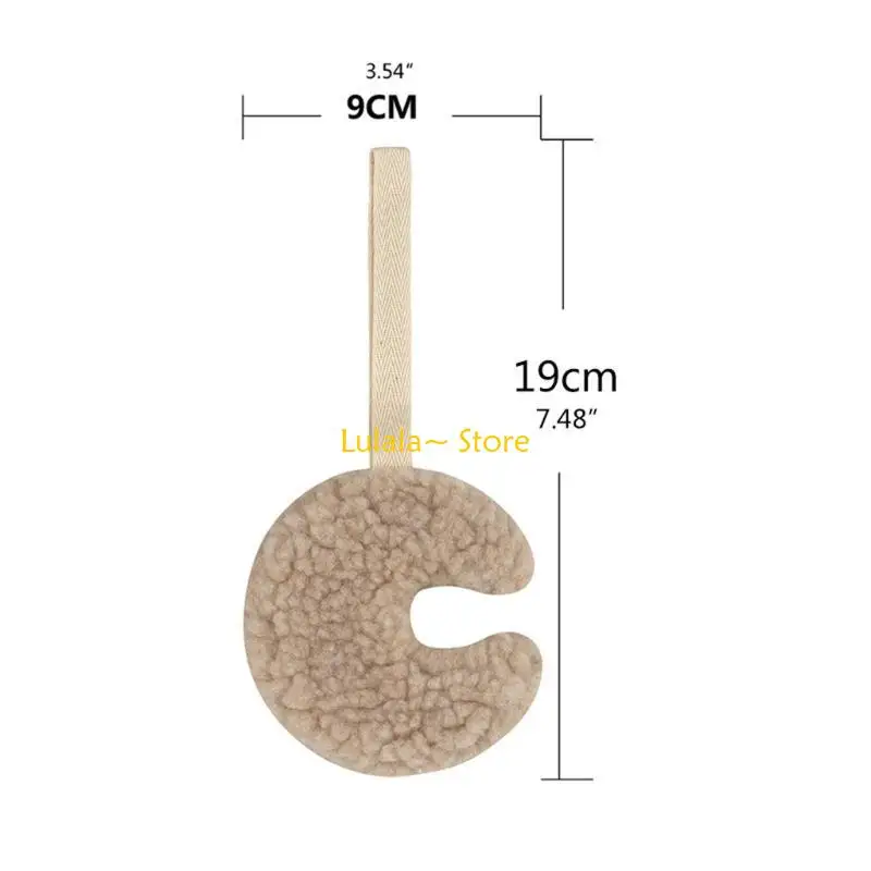 Y4QA الدمية الحلمة حامل قصاصة مصاصة سلسلة لطيف لينة أفخم القمر مهديء عضاضة حامل سلسلة التسنين التمريض اللعب الهدايا #6