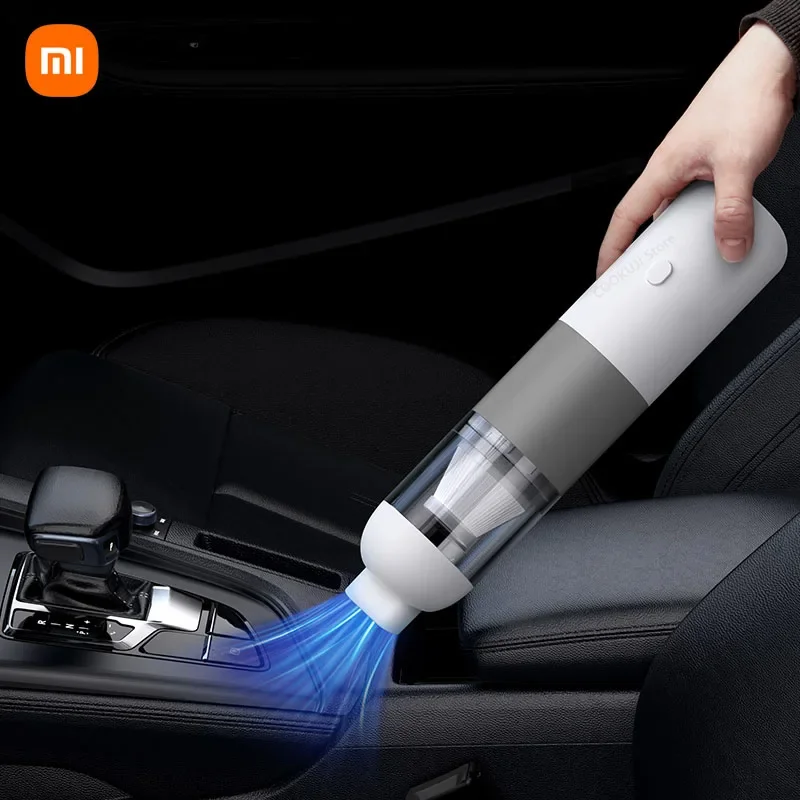 Xiaomi New Portable Wireless Car Vacuum Cleaner Rechargeable Handheld Automotive Vacuum Cleaner Dust Catcher Large Suction