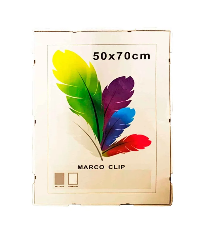 Tradineur Photo Frame with clip Closure, Outer 50x70 cm, Inner 40x60 cm, Methacrylate, Photo Holder