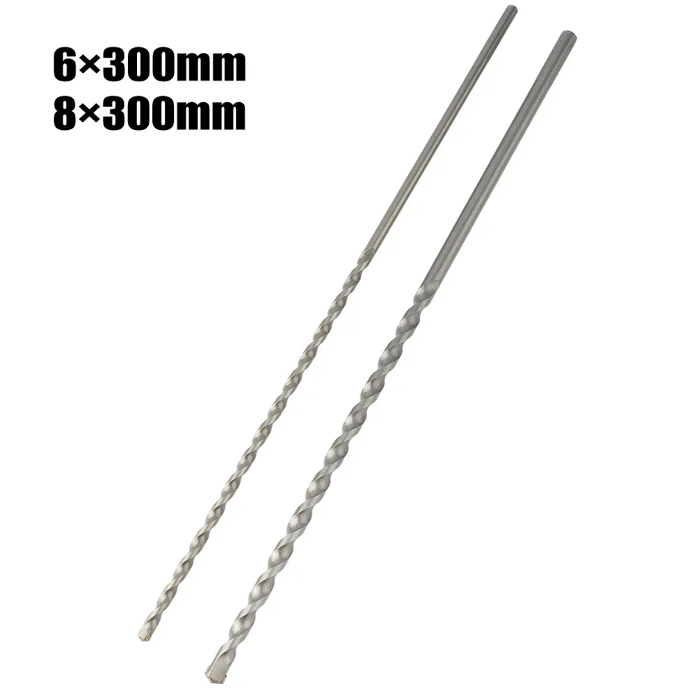 Longo Alvenaria Concreto Impacto Broca Triângulo mm Haste Broca para Martelo Elétrico Liga Brocas Ferramentas Peças 300 mm