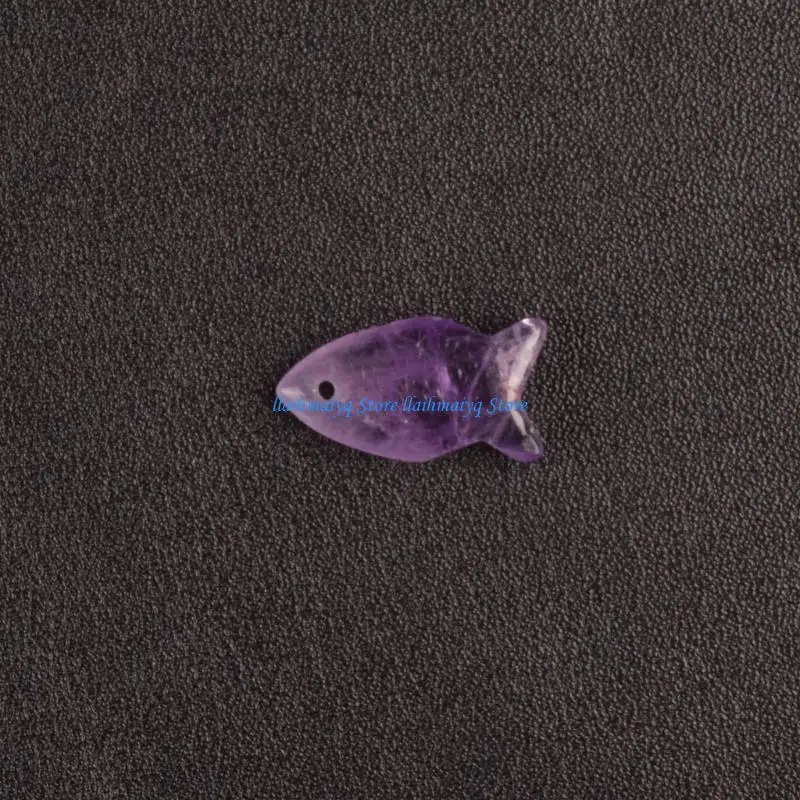 

573B Pack Of 20 Delicate Crystals Fish Pendant Jewelry Making Various Color