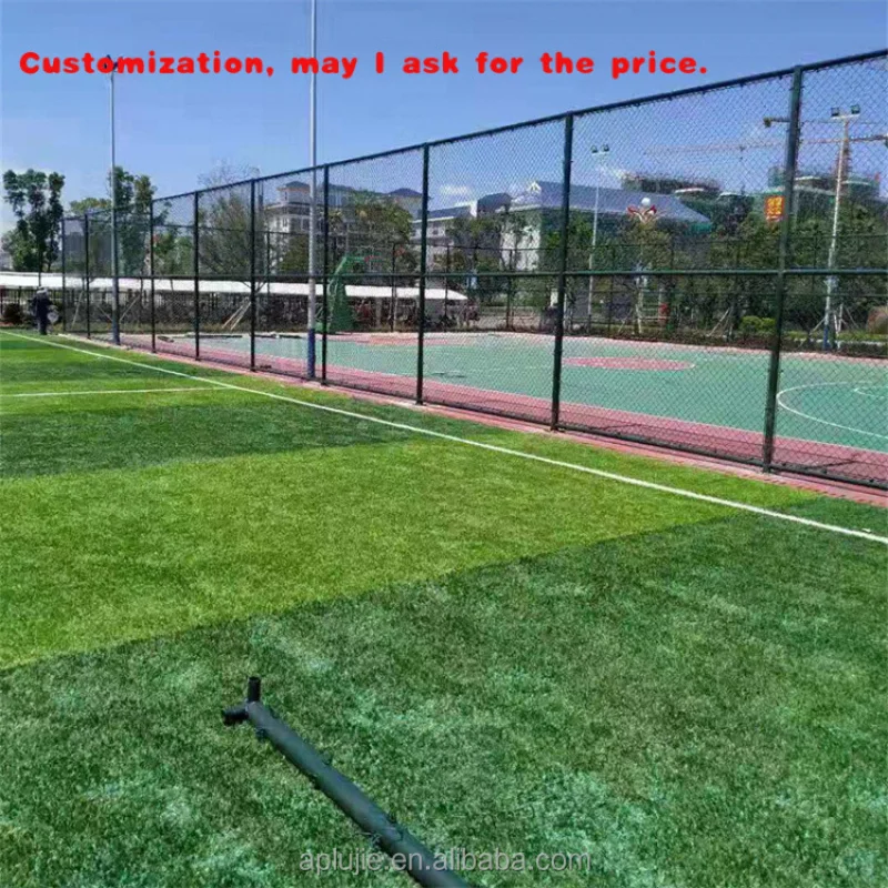 custom.Park Playground Soccer Field Baseball Field Metal Net Protective Mesh Fence Outdoor Tennis Court Chain Link Fence