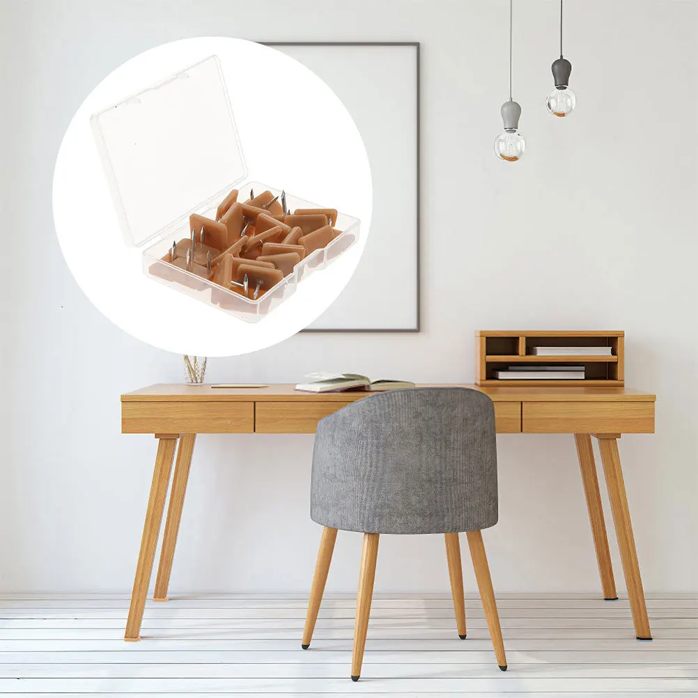 

30Pcs Drawer Glides Slides Furniture Leg Slider Nail-on Drawer Slides Repair Kit for Smooth Silent Cabinet Dresser Movement