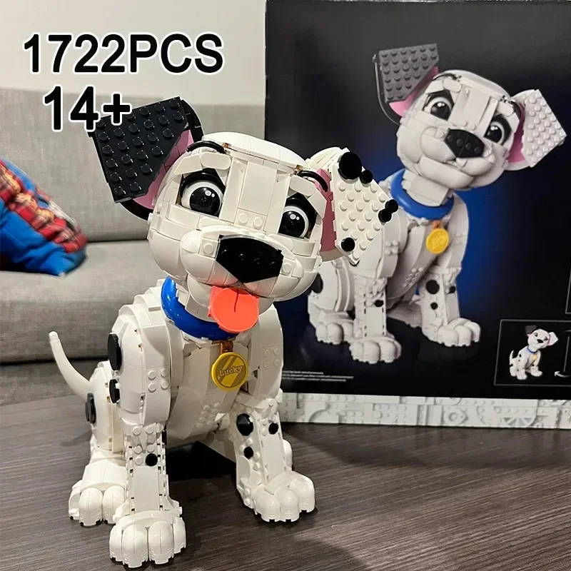 

1722pcs Cartoon Cute 101 Dalmatian Loyal Dog Model Building Blocks Bricks Assembly Toys Christmas Gifts