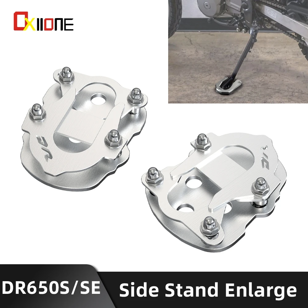 

DR650S/SE Foot Side Stand Pad Plate Kickstand Enlarger Support Extension For SUZUKI DR650S DR650SE DR 650 1996-2021 2020 DR650 S