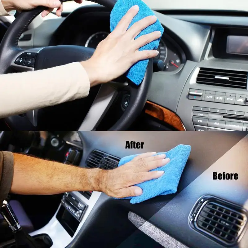 Car Dashboard Cleaner Auto Interior Cleaner Scratch Remover With Sponge Effective Stain Remover And Vehicle Detailing Cream For