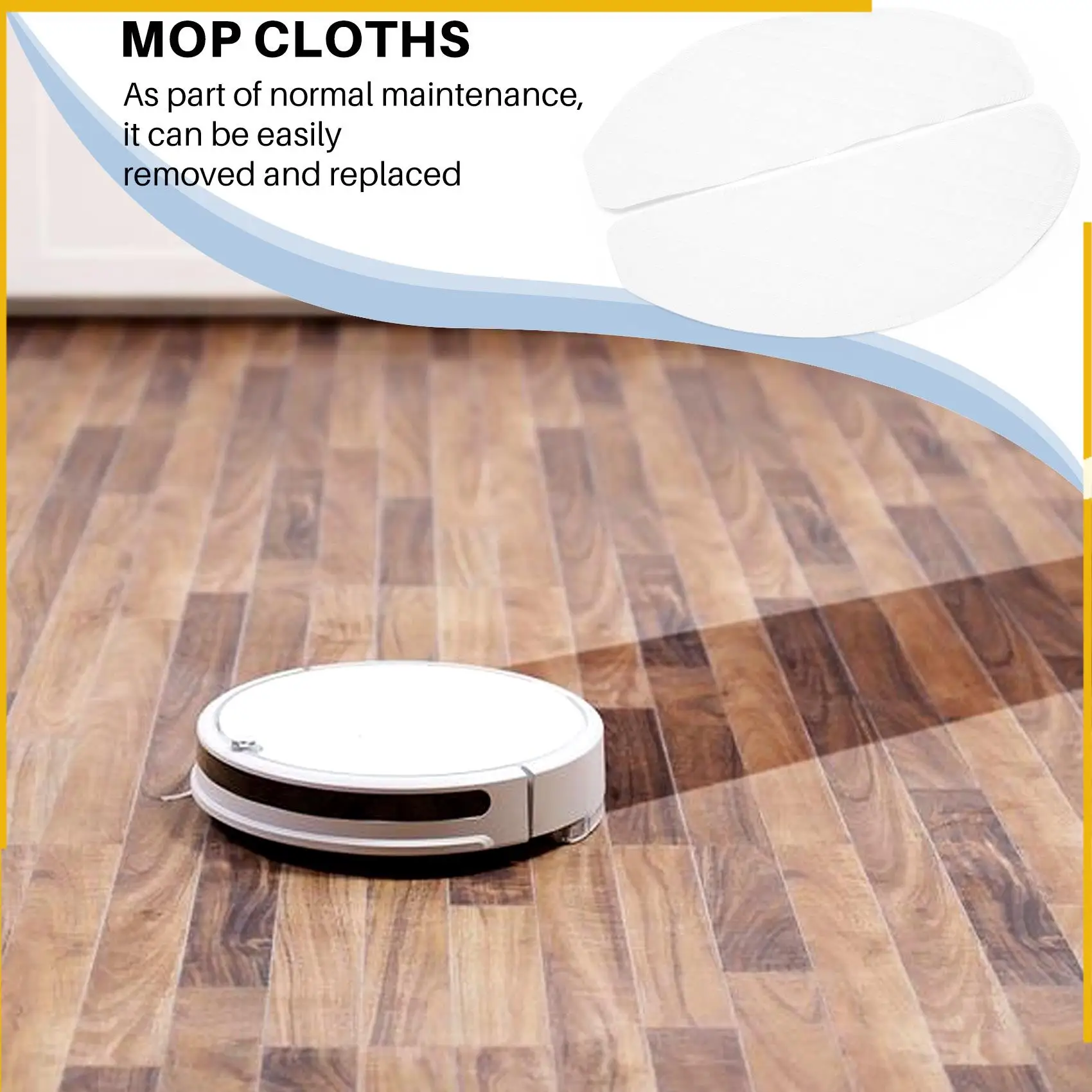 

A92P 90 шт. одноразовые тряпки для Ecovacs Deebot Ozmo T8, тряпки для швабры, подушечки для мытья полов, запасные части