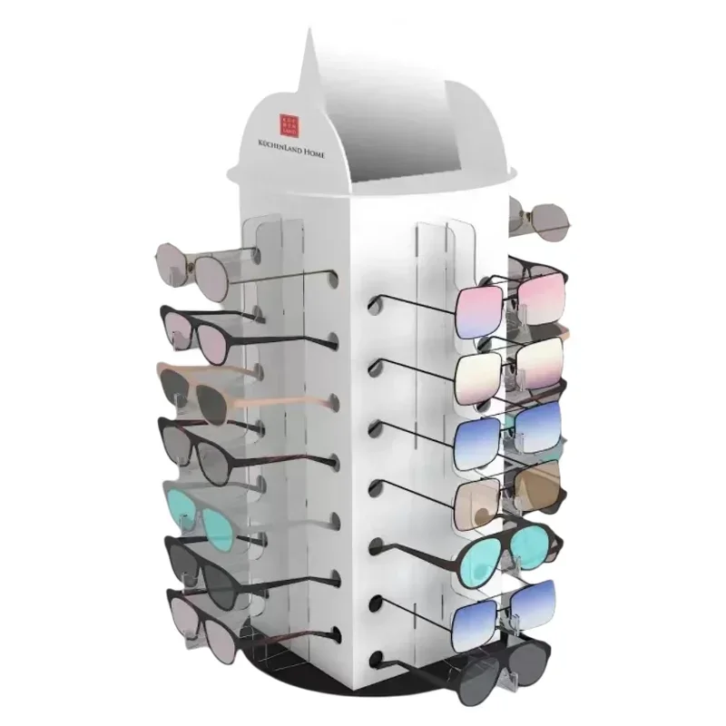 Vertical myopia mirror display stand, data cable display stand