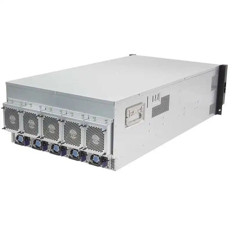 AI inference server 5 card GPU chassis rendering 5U chassis