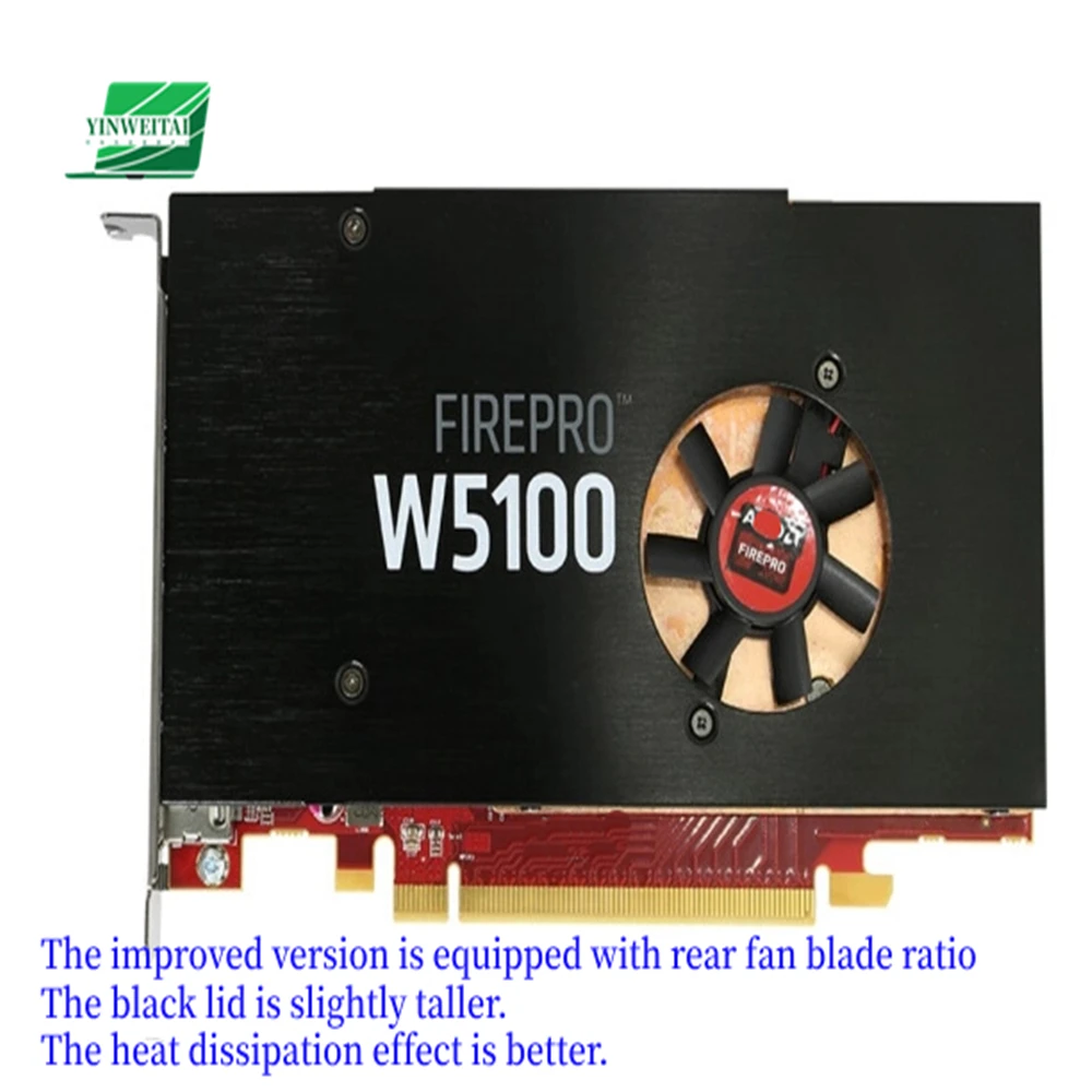 NEW FAN FOR AMD W5000 W5100 WX5100 graphics card fan PLD05010S12HH has a hole spacing of 58mm to 39mm and a diameter of 46mm