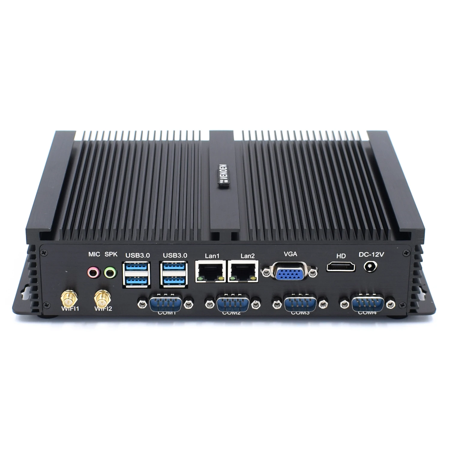 Fanless Mini PC VENOEN P04 ITX Industry Automatic Digital Signage POS 4 Com USB VGA 1037U i5 3317U intel NUC IPC 4.0 Embeded