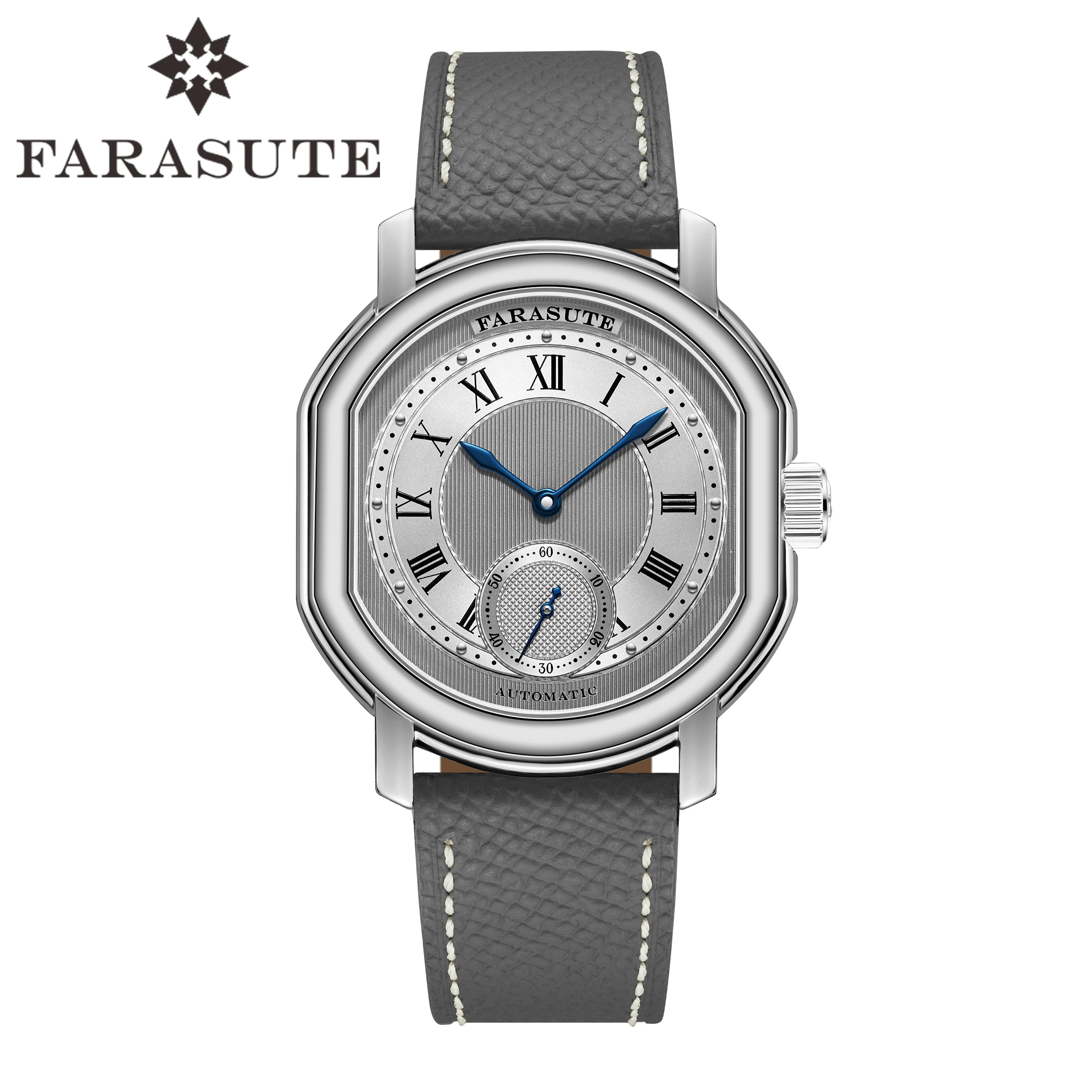 

FARASUTE 38mm Luxury Retro Men's Watch Peacock Custom Mechanical Movement 5ATM Waterproof Sapphire Men's Watch Relogio