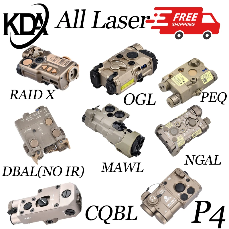 

WADSN All Metal OGL NGAL CQBL RAID-X MAWL DBAL P4 Series Red Dot Green Blue Aiming Indicator Airsoft M300 M600 Flashlight