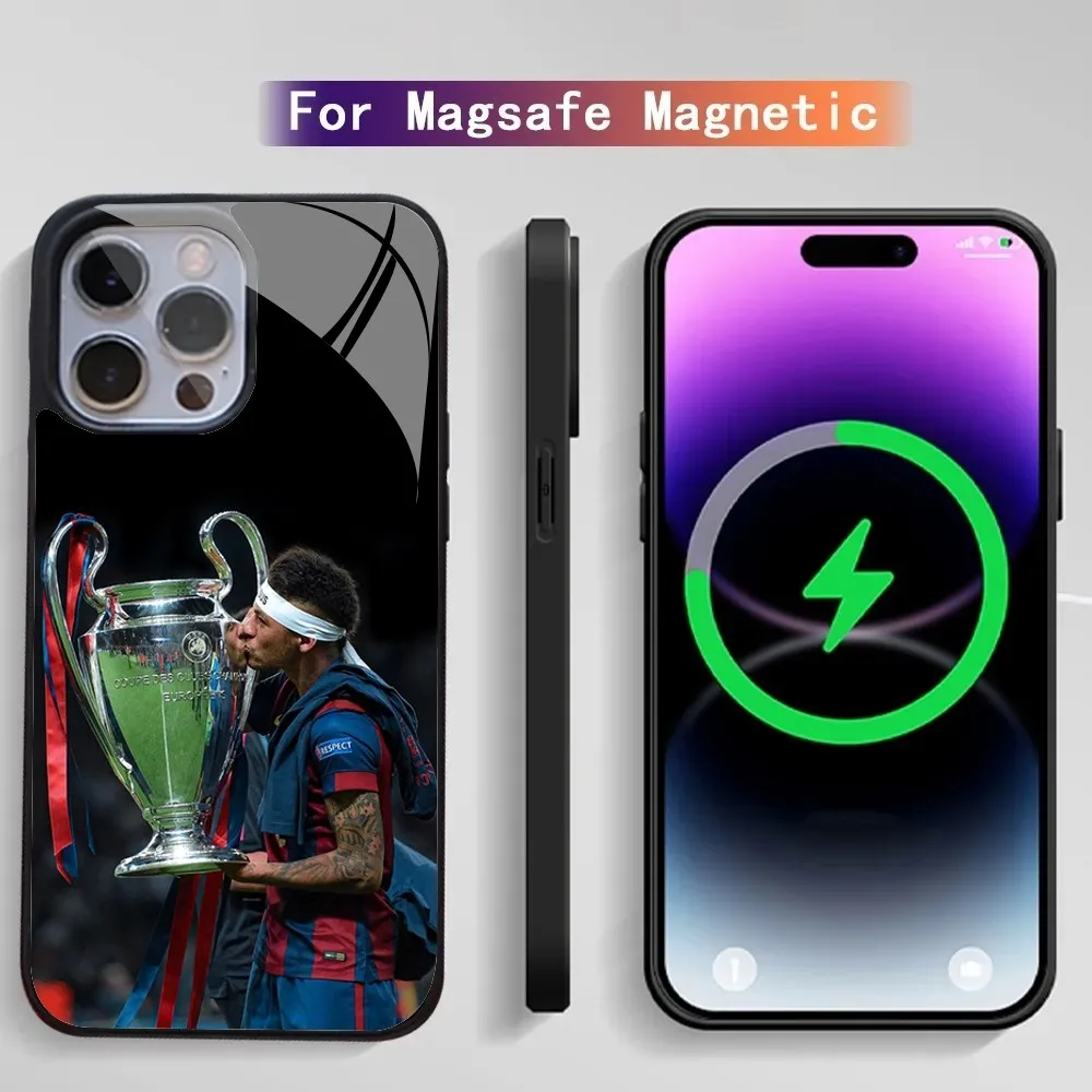 neymar jr1 Phone Case For IPhone 15 14 13 Pro Max 11 12 Mini Alex Mirror For Magsafe Wireless Charging Cover