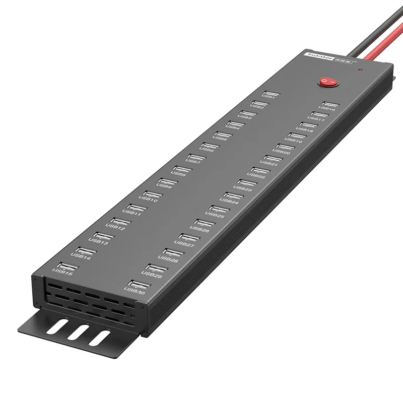 A-812 Sipolar usb 30 high speed hub 300W usbs splitters hubs mobile charging station