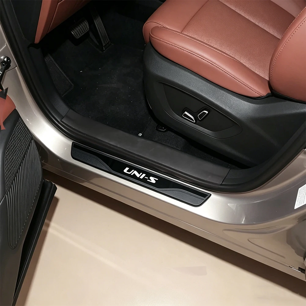 

Car Threshold Trim For Changan UNI-S UNIS 2026 Accessories Door Sill Plate Protective Welcome Pedal Interior Auto Styling