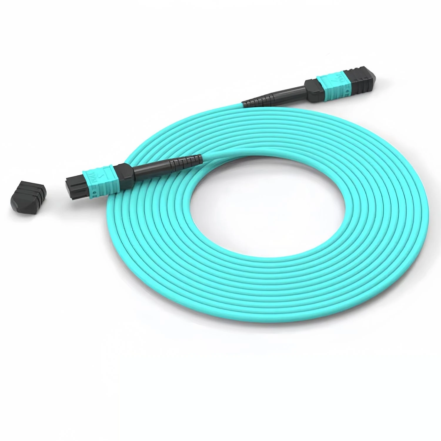 สายแพทช์คอร์ดใยแก้วนำแสงหุ้มเกราะ MPO 12 คอร์ OM4 ชนิด A MTP ตัวเมีย ตัวผู้ 1-30 เมตร 20 เมตร 10 เมตร 12C MM สายจัมเปอร์ใยแก้วนำแสง 12 เส้น สำหรับภายนอกอาคาร ftth elink