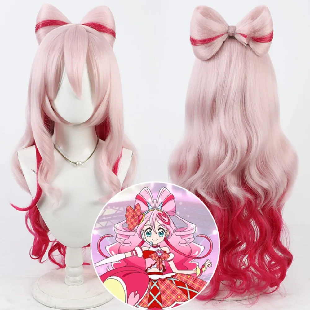 

Парик для косплея Pretty Cure Sakura Uta, волосы в стиле аниме-айдола, улучшенная форма