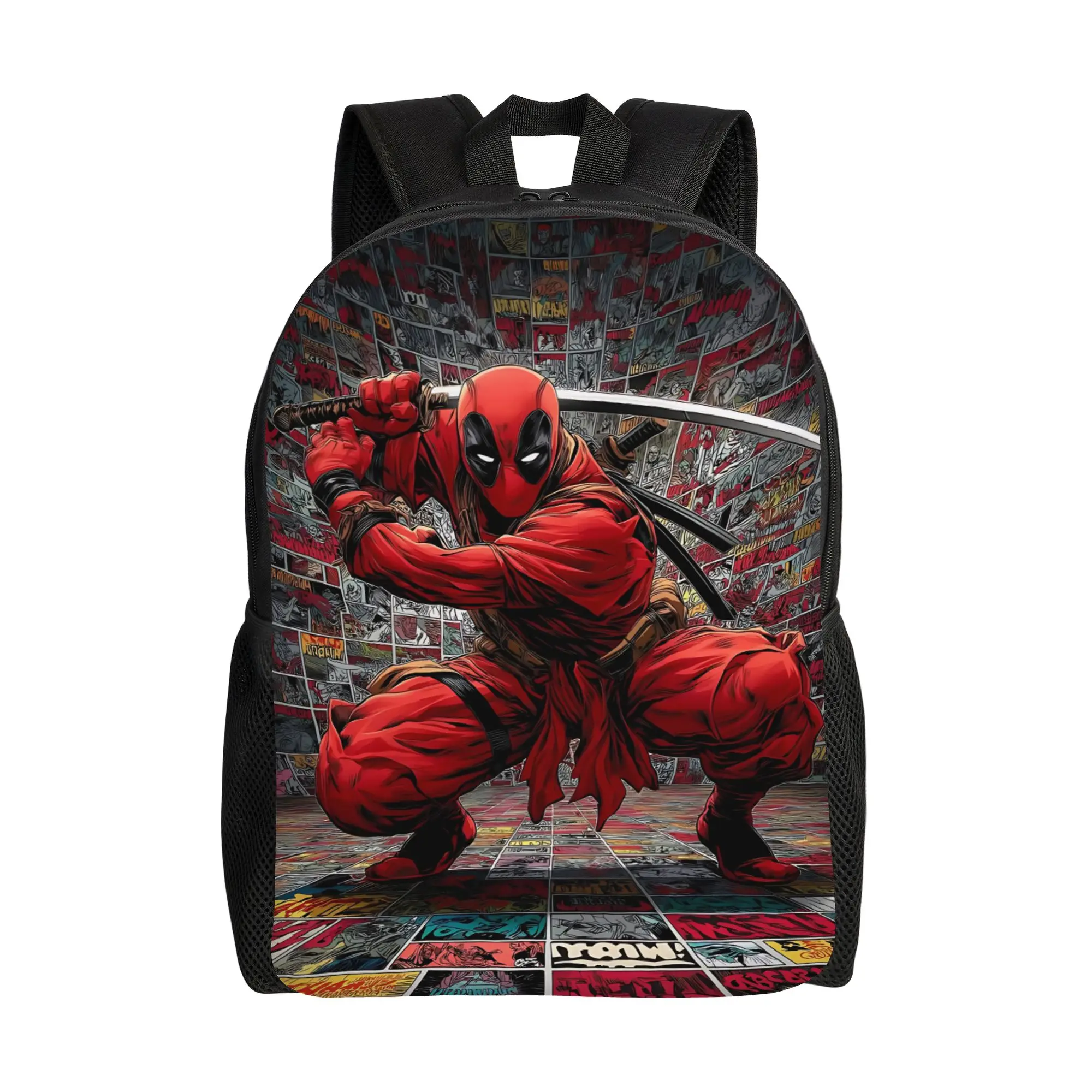 

1Piece Backpack Comic Breakthrough New School Year Schoolbag Hiking Deadpool Birthday New Term Starts